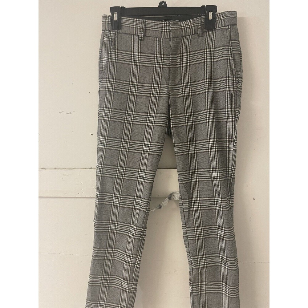 Men's Plaid Skinny Dress Pants Forever 21 Size 29 NWOT